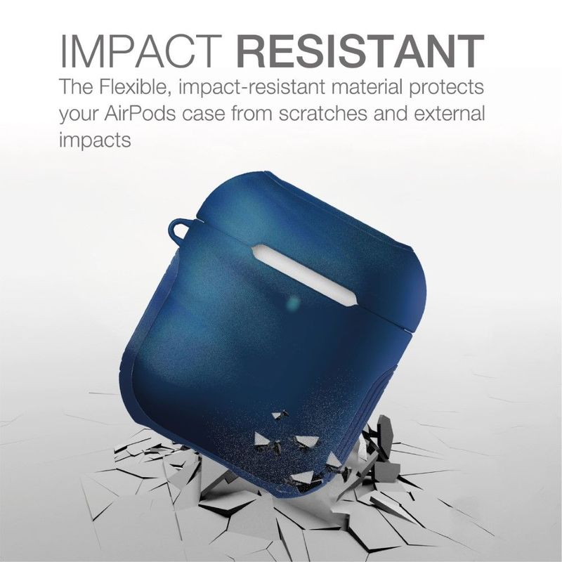 Amazing Thing Supremecase Guard Blue for Apple AirPods With Carabiner