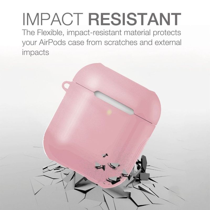 Amazing Thing Supremecase Guard Pink for Apple AirPods With Carabiner