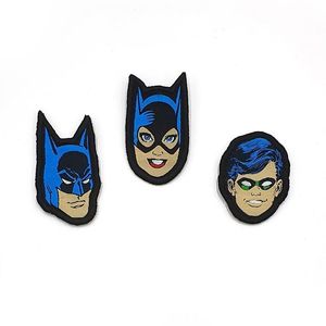 Fabric Flavours Gotham Heroes Trio Mini Badges (Pack of 3)
