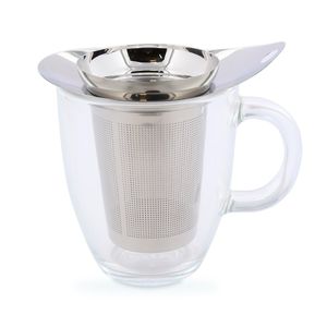 Bodum Yo Yo Glass Tea Mug with Stainless Steel Infuser