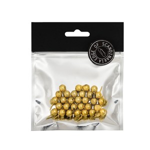 BNT 20mm Edge Pins Gold (30 Pack)