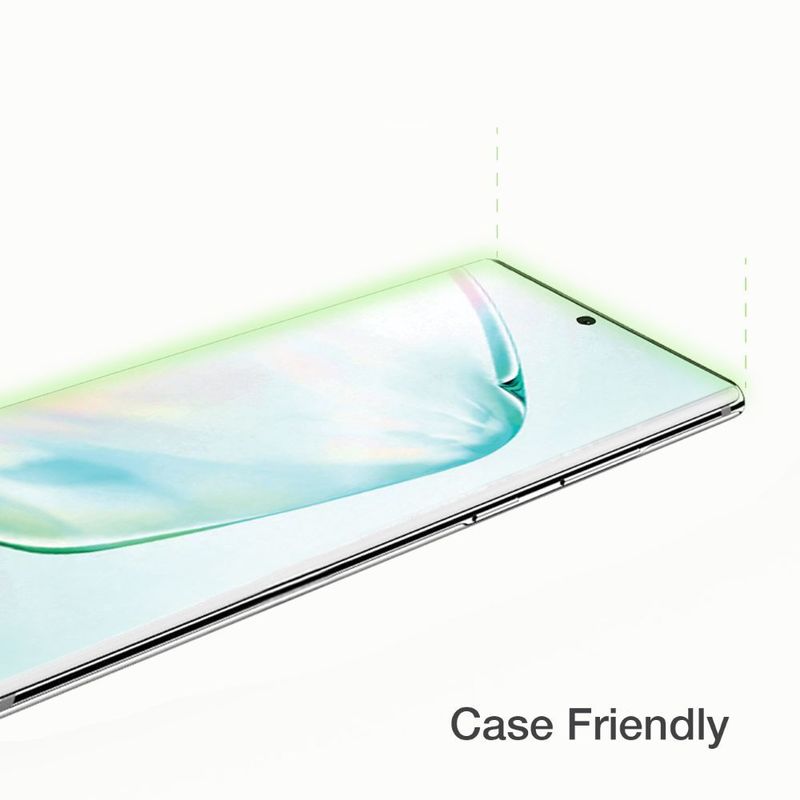 Amazing Thing 3D Curved Full Cover Glass Screen Protector Black For Samsung Galaxy Note 10