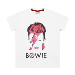 Fabric Flavours David Bowie Kids T-Shirt White