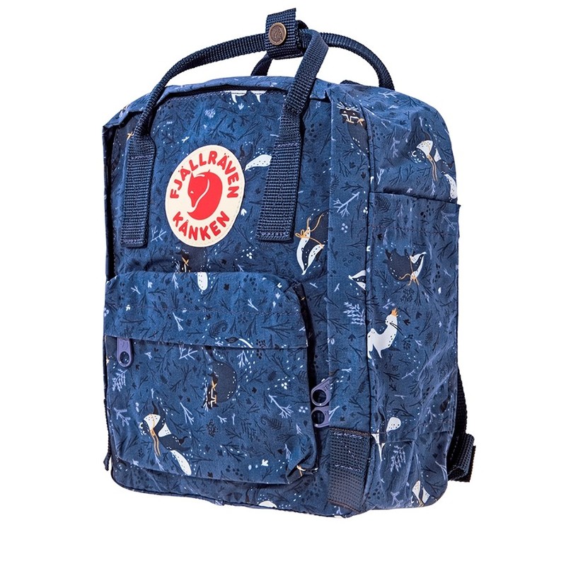 Fjallraven Kanken Art Mini Backpack Blue Fable