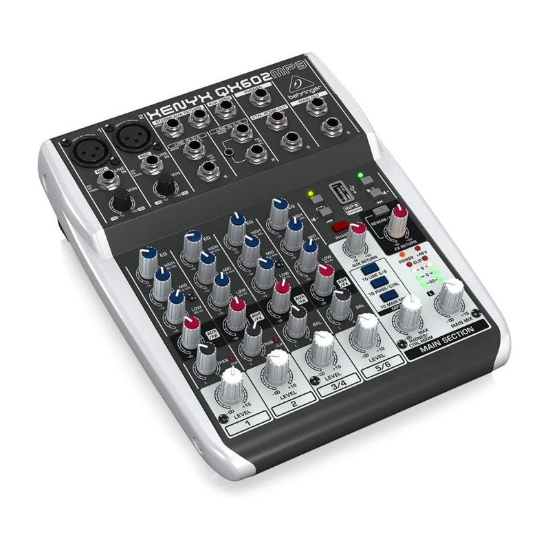 Behringer QX602-MP3 6 Channels Mixer