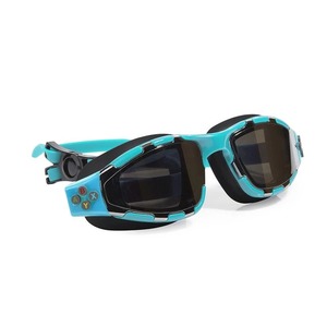 Bling2o Swimming Goggles Gaming Controller Swim Mario Light Blue