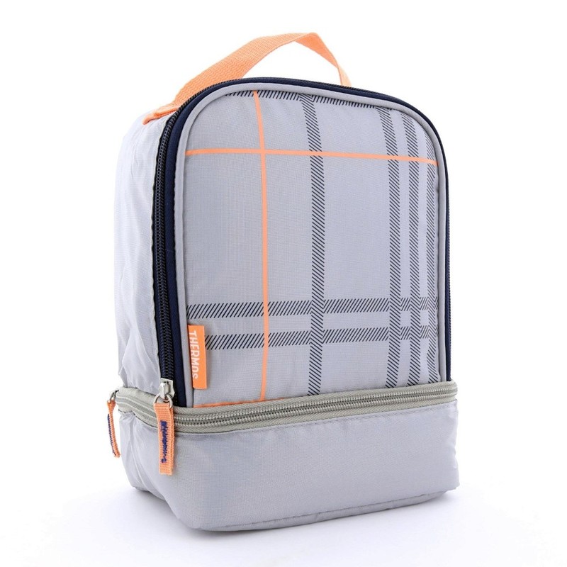 Thermos Dual Lunch Kit Bag Gray