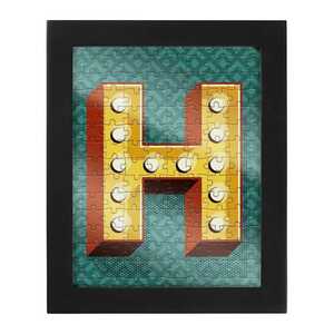Ridleys Alphabet Jigsaw Puzzle with Frame Letter H
