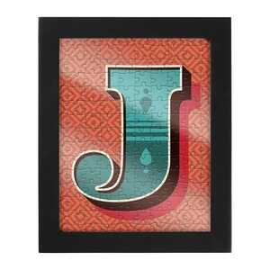 Ridleys Alphabet Jigsaw Puzzle with Frame Letter J