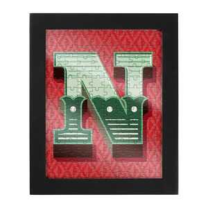 Ridleys Alphabet Jigsaw Puzzle with Frame Letter N