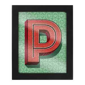 Ridleys Alphabet Jigsaw Puzzle with Frame Letter P