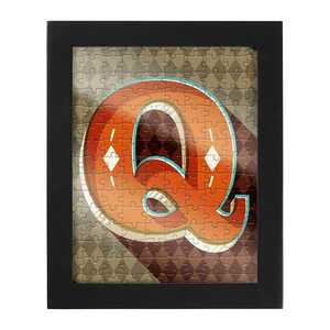 Ridleys Alphabet Jigsaw Puzzle with Frame Letter Q