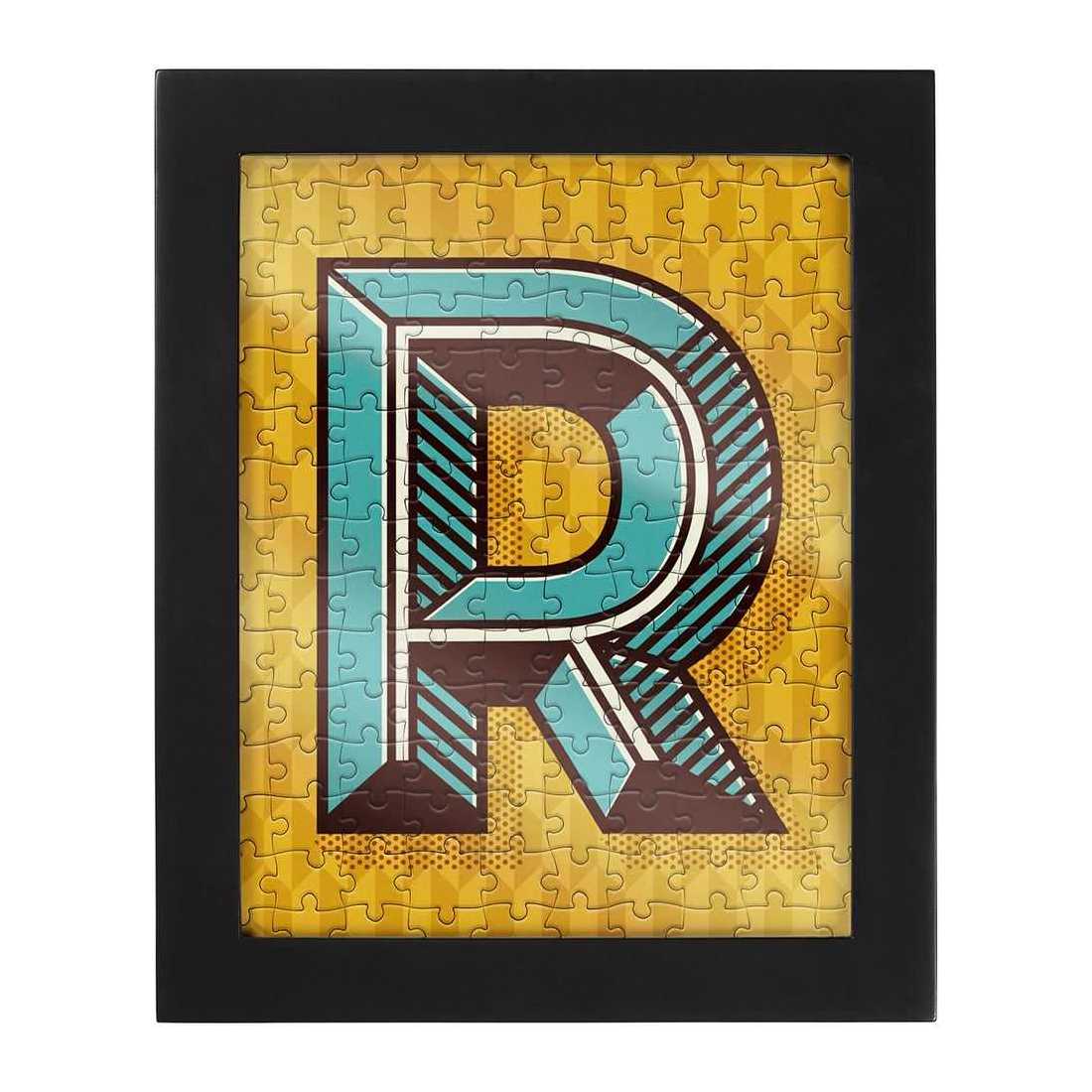 Ridleys Alphabet Jigsaw Puzzle with Frame Letter R