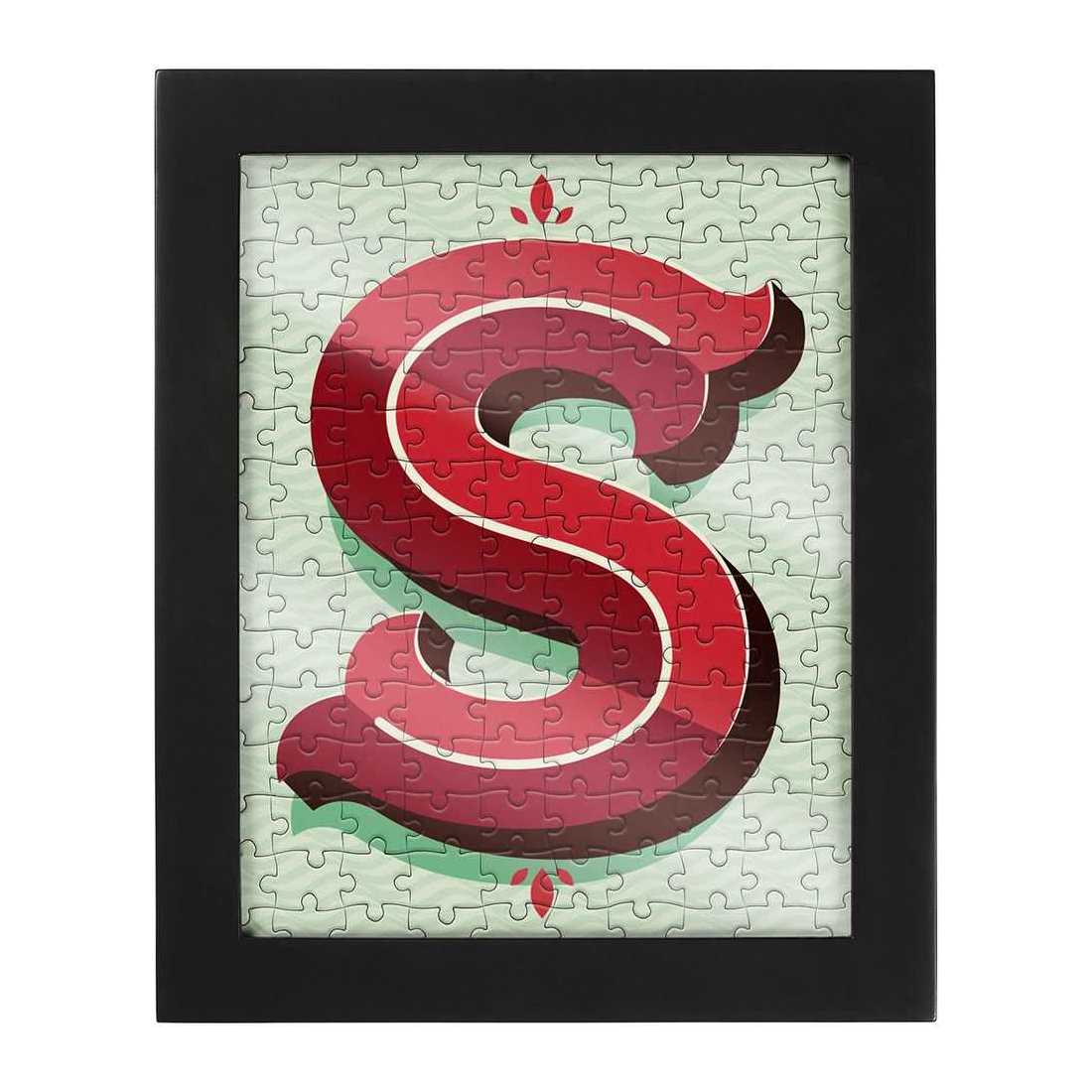 Ridleys Alphabet Jigsaw Puzzle with Frame Letter S