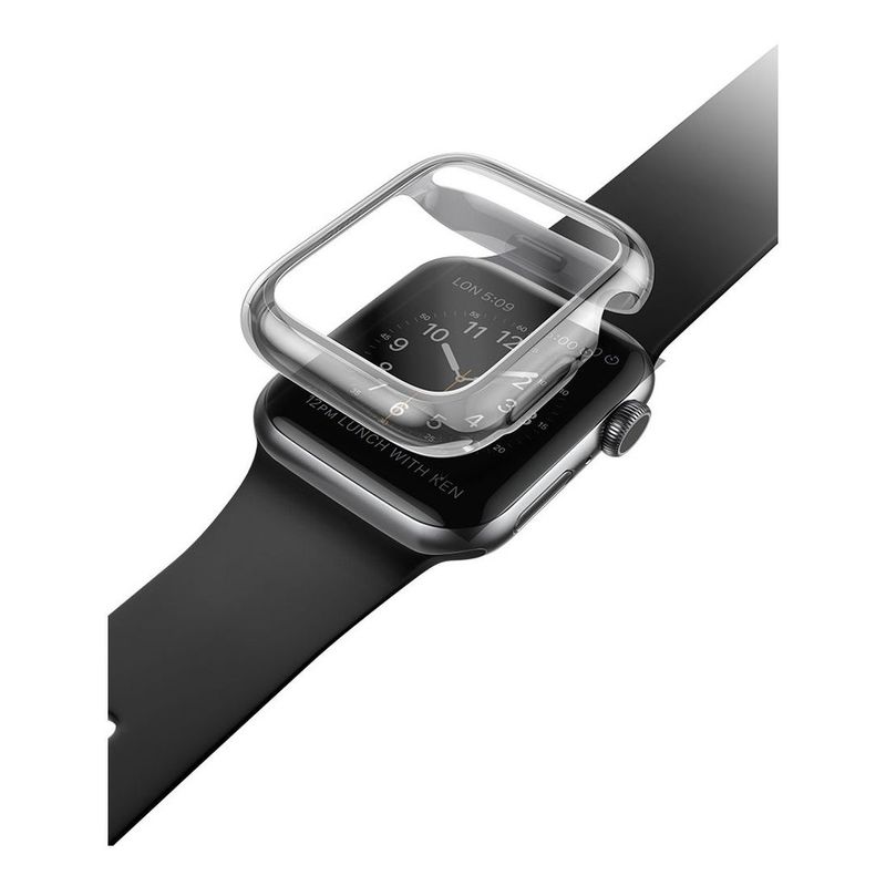 Uniq Garde Hybrid 40mm Case Smoked Tinted Grey with Screen Protector for Apple Watch S4