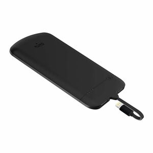 Puro 4000mAh with MFI Lightning Cable Power Bank Black