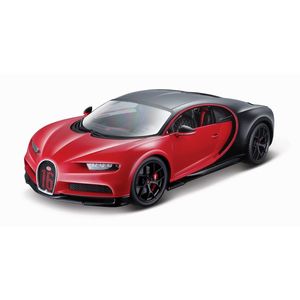 Burago Bugatti Chiron Sport Red/Black 1.18 Scale Model Car