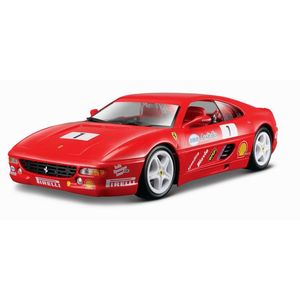 BBurago Ferrari F355 Challenge Red 1.24 Scale Model Car