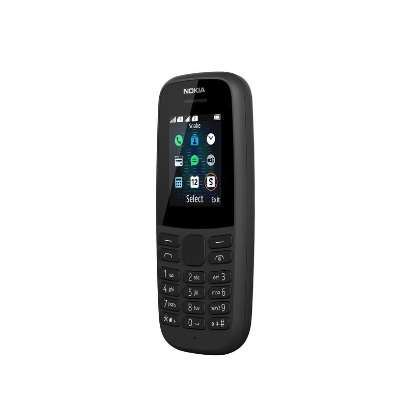 Nokia 105 TA-1174 Mobile Phone Dual SIM Arabic/English Black