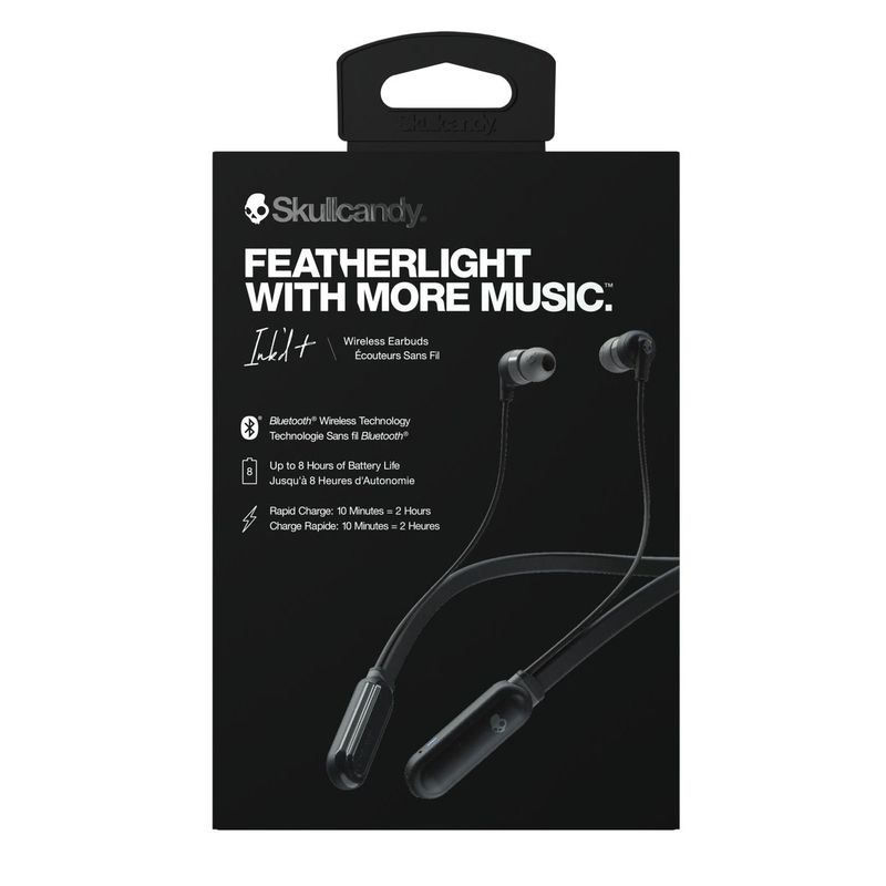 Skullcandy Ink'd+ Black/Black/Grey Wireless In-Ear Earphones