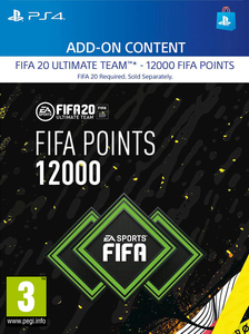 FIFA 20 Ultimate Team 12000 Points for Sony PlayStation - (UAE) (Digital Code)