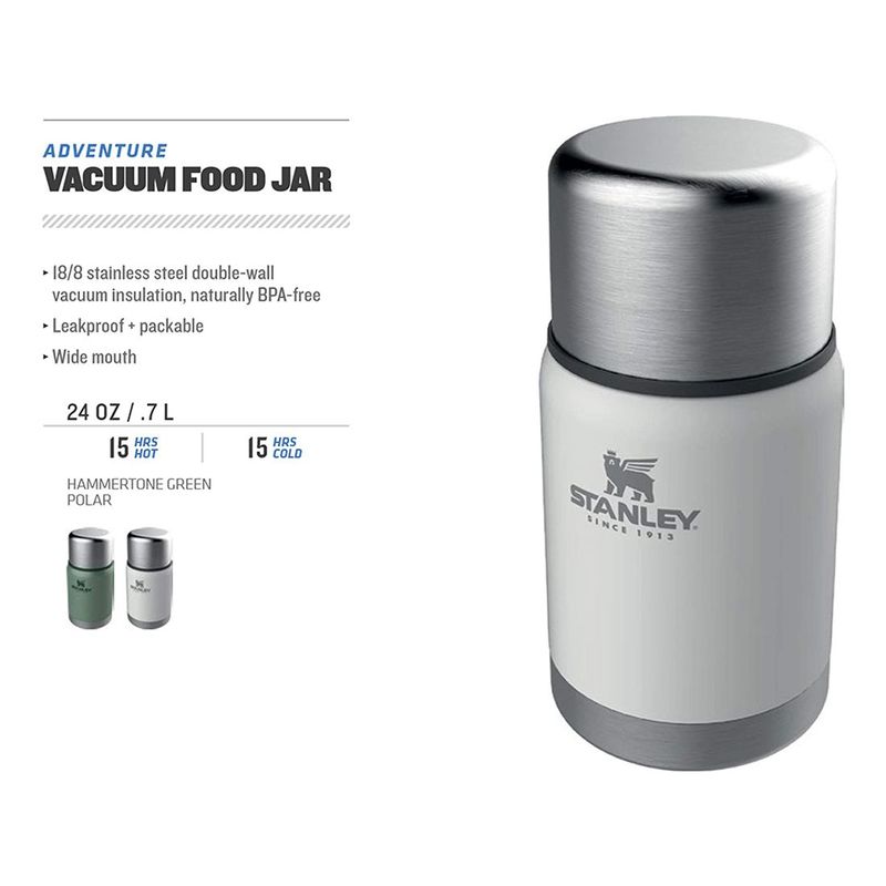 Stanley Adventure Vacuum Food Jar 709ml - Polar