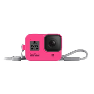GoPro Sleeve + Lanyard Hero8 Black Electric Pink