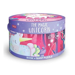 The Magic Unicorn Giant Puzzle And Book | Irena Trevisan