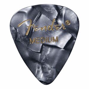 Fender 351 Guitar Picks Black Medium (12 Pack)