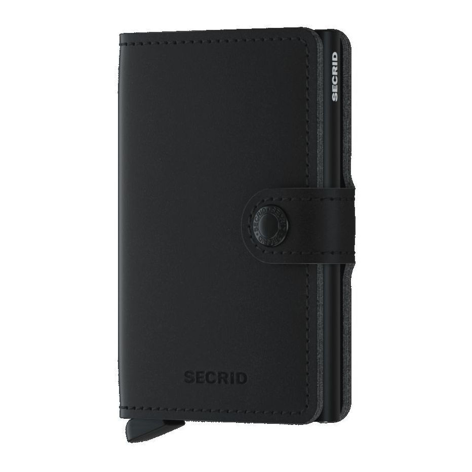 Secrid Miniwallet Leather Wallet Vegan Soft Touch Black