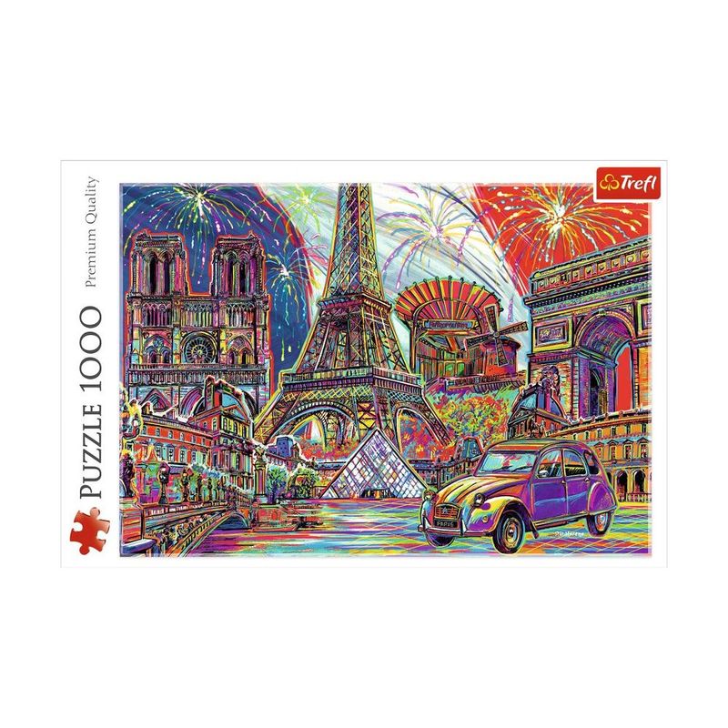 Trefl Colours Of Paris 1000 Pcs Jigsaw Puzzle