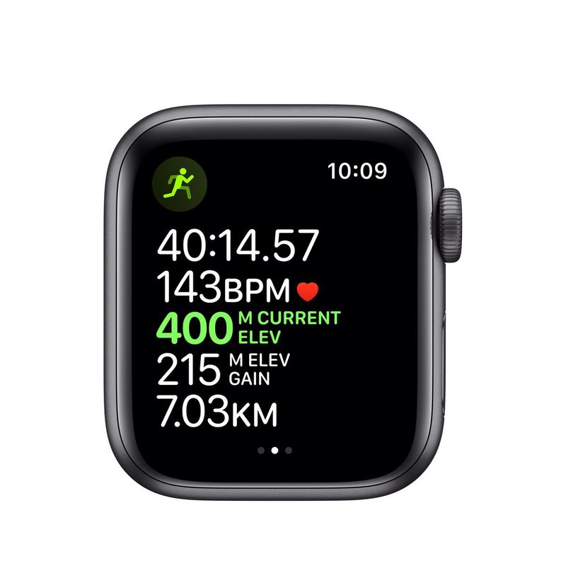 Apple Watch Series 5 GPS + Cellular 40mm Space Grey Aluminium Case with Black Sport Band S/M & M/L