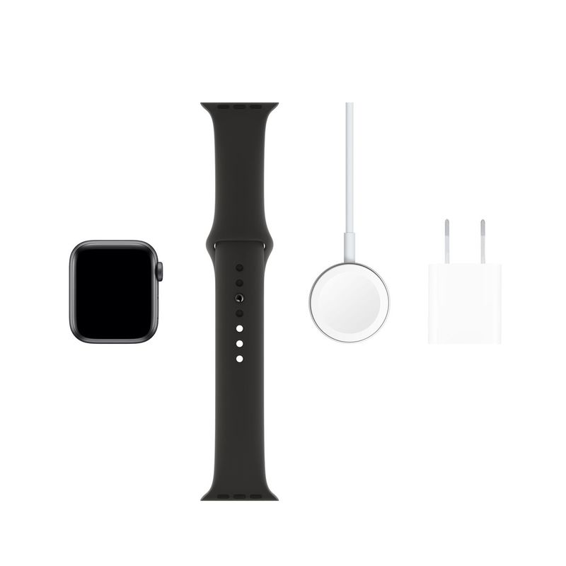 Apple Watch Series 5 GPS + Cellular 40mm Space Grey Aluminium Case with Black Sport Band S/M & M/L