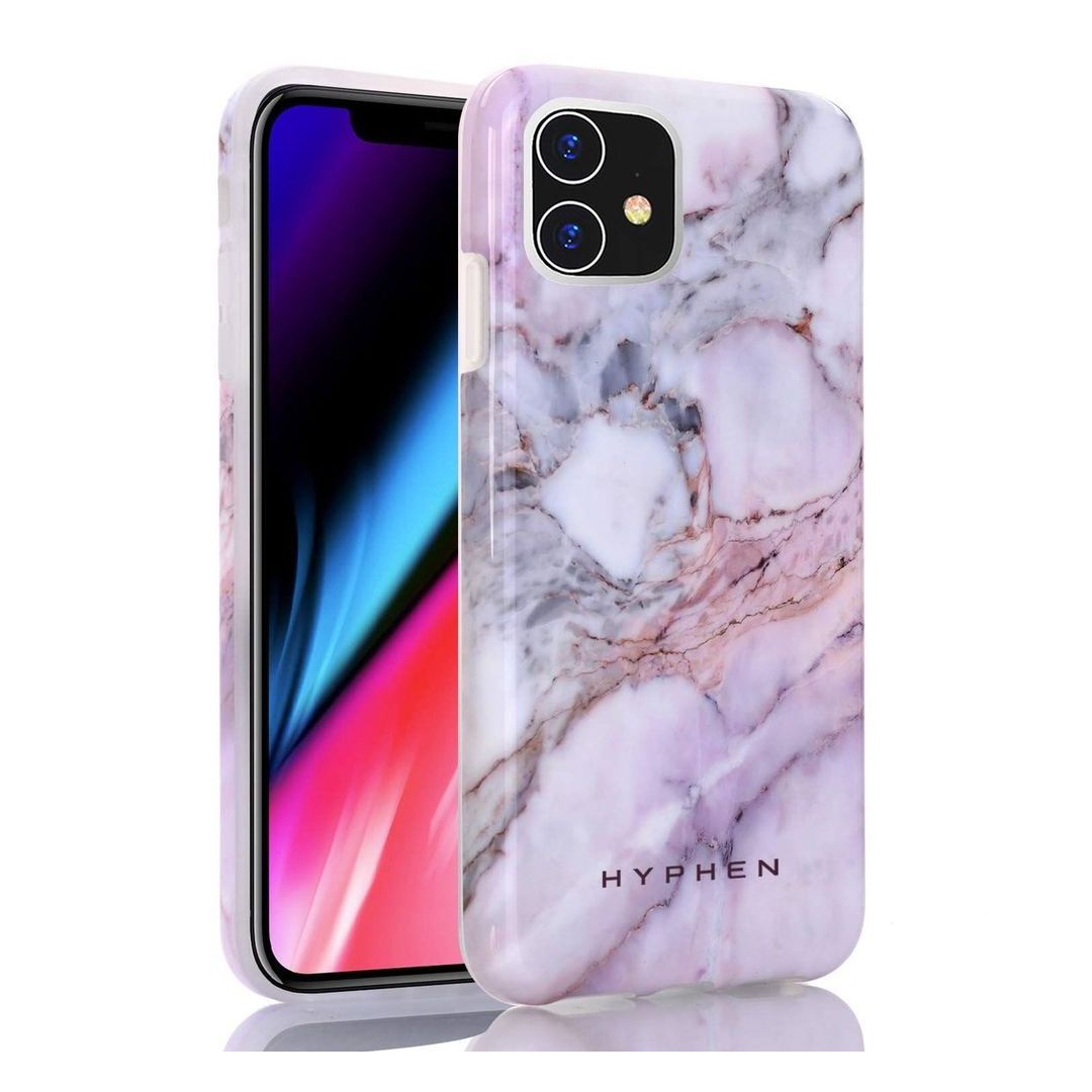 HYPHEN Marble Case Pink Blue for iPhone 11