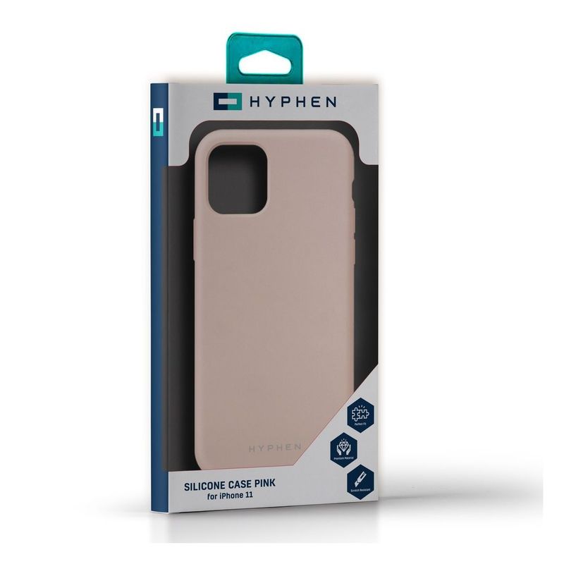 HYPHEN Silicone Case Pink for iPhone 11