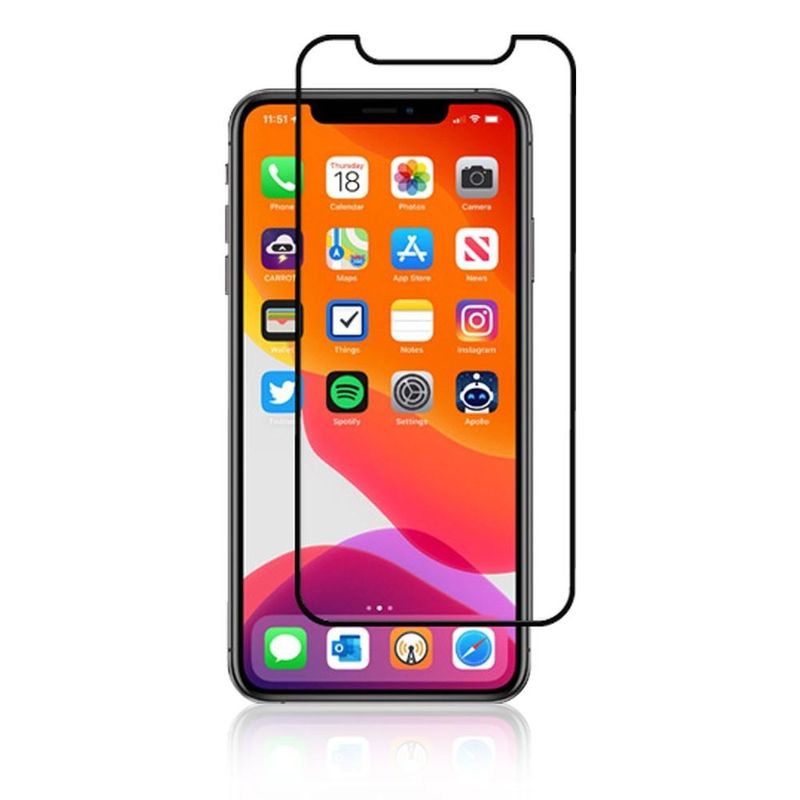 HYPHEN Tempered Glass Full Coverage Black for iPhone 11