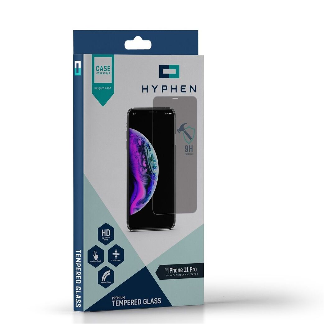 HYPHEN Tempered Glass Full Coverage Privacy for iPhone 11 Pro