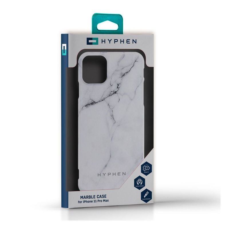 HYPHEN Marble Case White for iPhone 11 Pro Max
