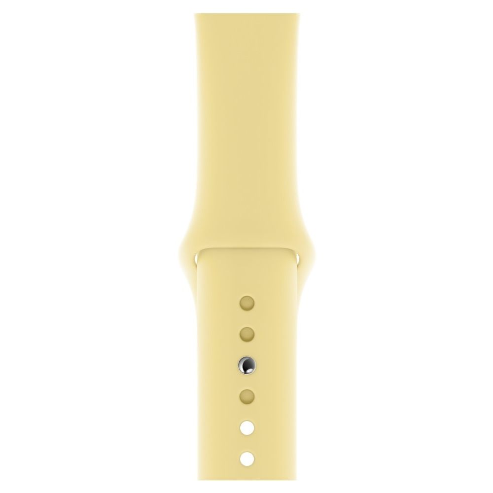 Apple 44mm Lemon Cream Sport Band for Apple Watch S/M & M/L (Compatible with Apple Watch 42/44/45mm)
