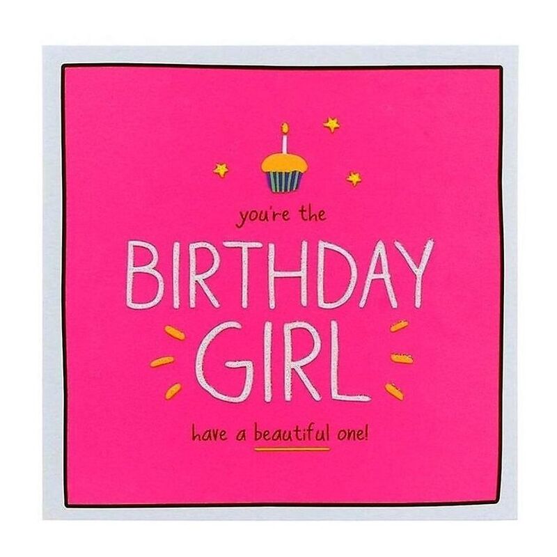 Happy Jackson Birthday Girl Beautiful One Greeting Card (15 x 15cm)