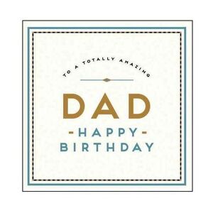Alice Scott Totally Amazing Dad Greeting Card (160 x 156mm)