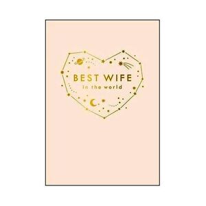 Goodhands Best Wife In The World, Constellation Greeting Card (119 x 165mm)