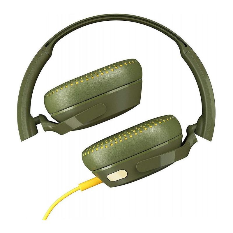 Skullcandy Riff Moss/Olive/Yellow On-Ear Headphones