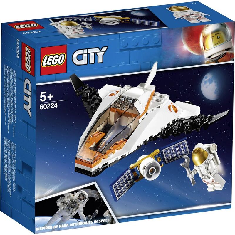 LEGO City Space Port Satellite Service Mission 60224