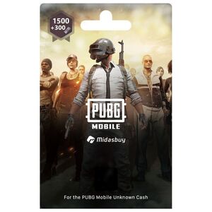 PUBG Mobile UC Top Up - 1500 + 300 (Digital Code)