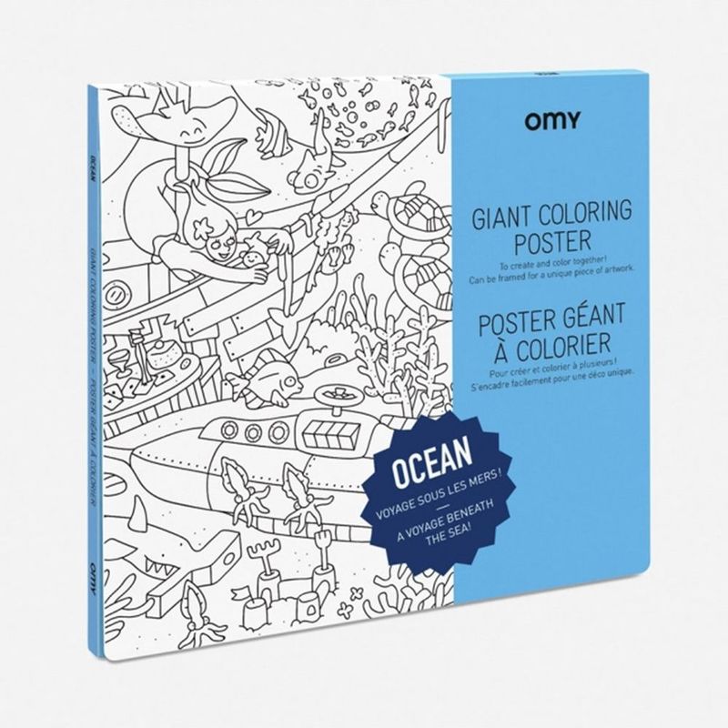 Omy Large Poster Ocean White
