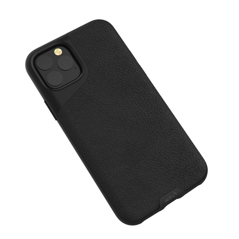 Mous Contour Leather Case Black for iPhone 11 Pro Max