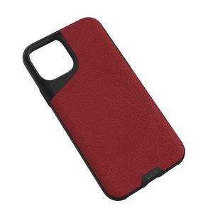 Mous Contour Leather Case Red for iPhone 11 Pro Max