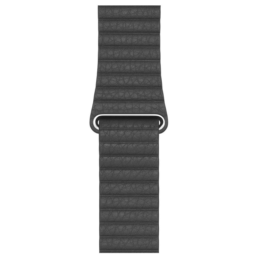 Apple 44mm Black Leather Loop Large for Apple Watch (Compatible with Apple Watch 42/44/45mm)