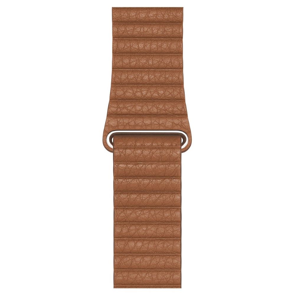 Apple 44mm Saddle Brown Leather Loop Large for Apple Watch (Compatible with Apple Watch 42/44/45mm)